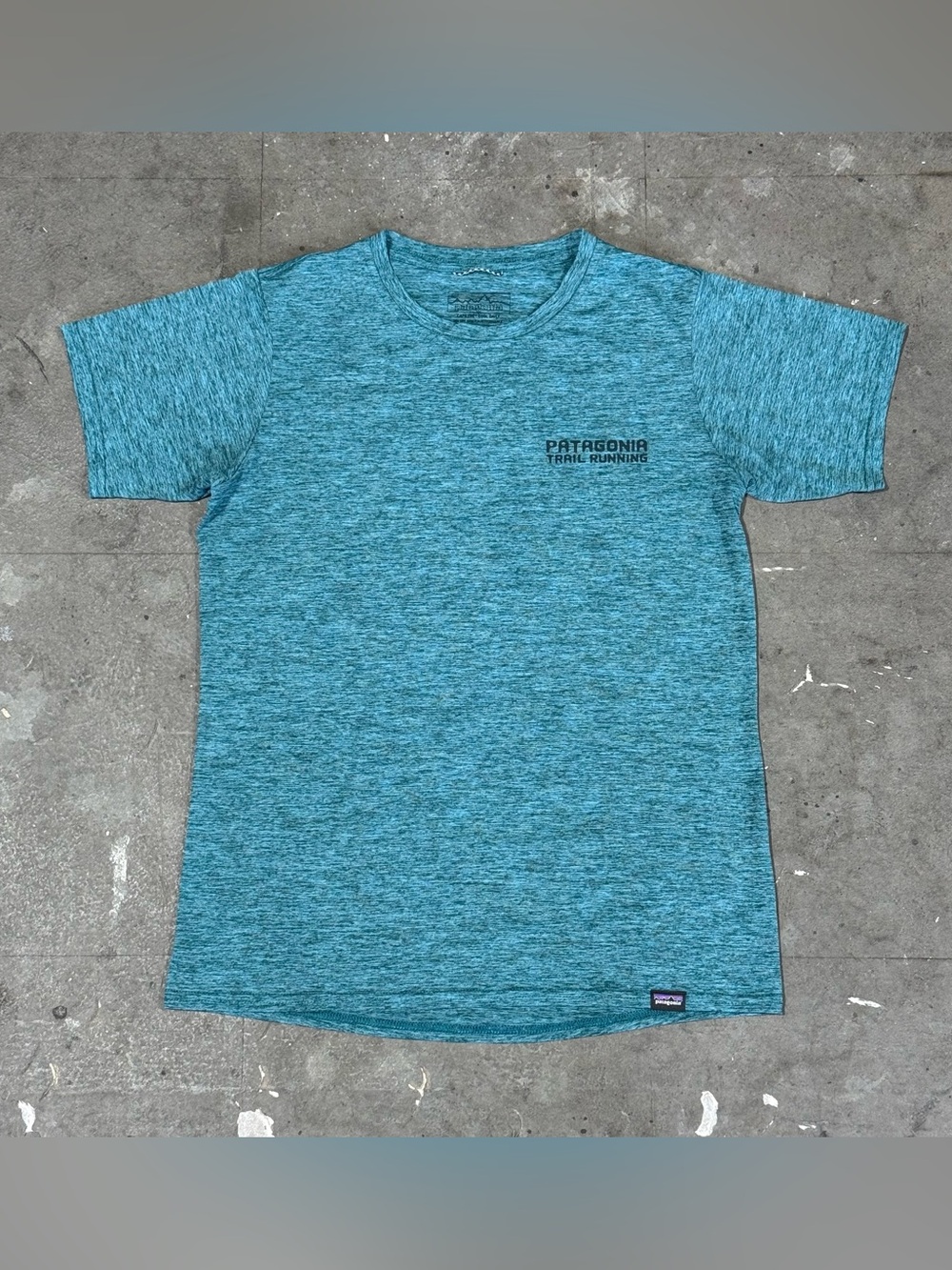 Patagonia Capilene Cool Daily Shirt Womens XS Blue Short Sleeve Trail Running
